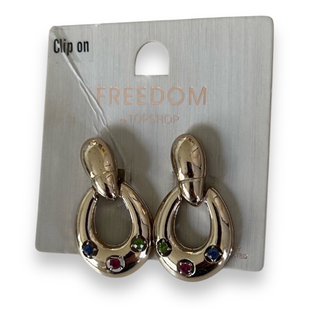 🦋 5/$25 - Topshop Retro Clip-On Earrings - NWT